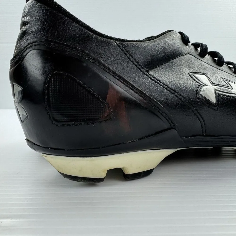 Under Armour Soccer Cleats Mens 12 Black Molded Stud Football